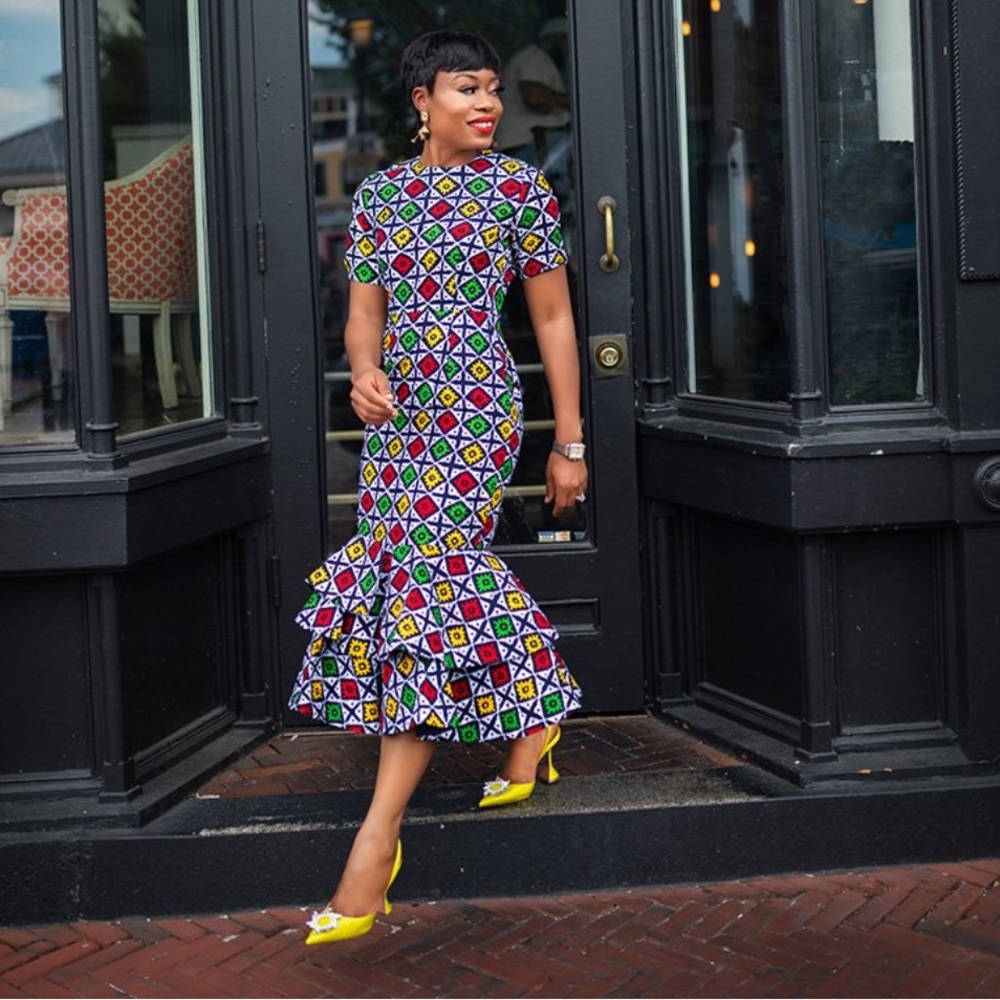 ICON Ankara Dress